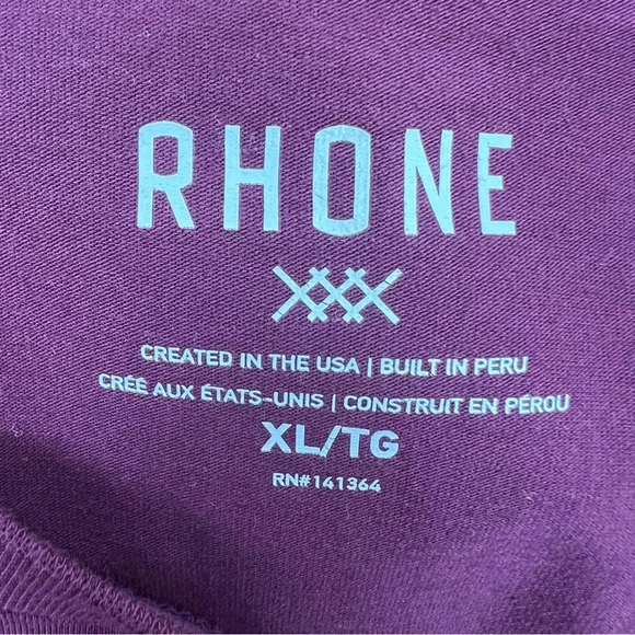 Rhone Element Long Sleeve T-Shirt Shirt (size XL) Red - Picture 5 of 7